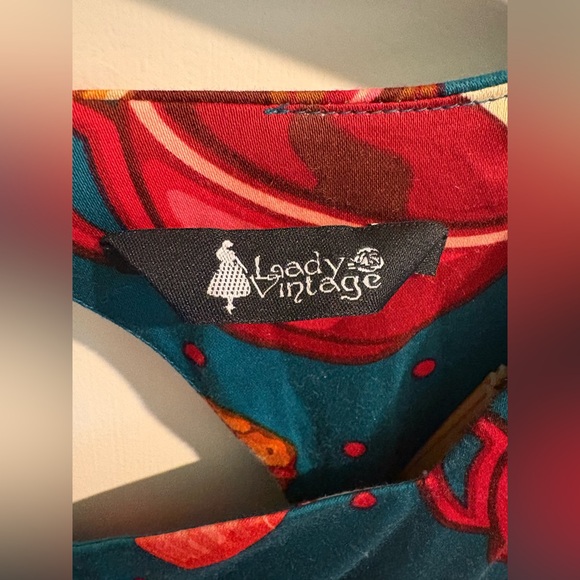 Lady Vintage London Dress Size UK 18/US 14 - Picture 5 of 9